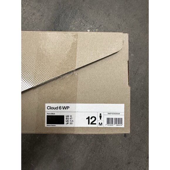 On Cloud 6 Wp Sneakers Thorn & Black 12 $170 - Picture 2 of 5